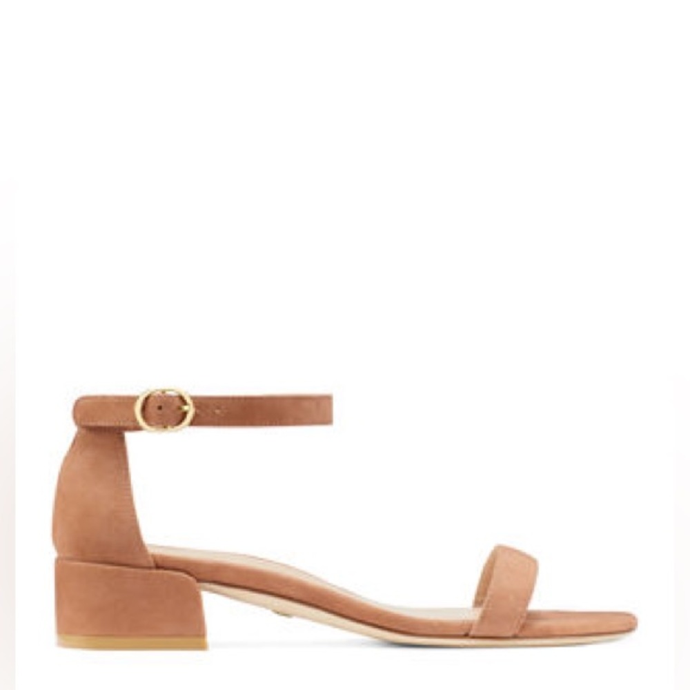Stuart Weitzman NudistJune Nude Sandals Size 8.5
